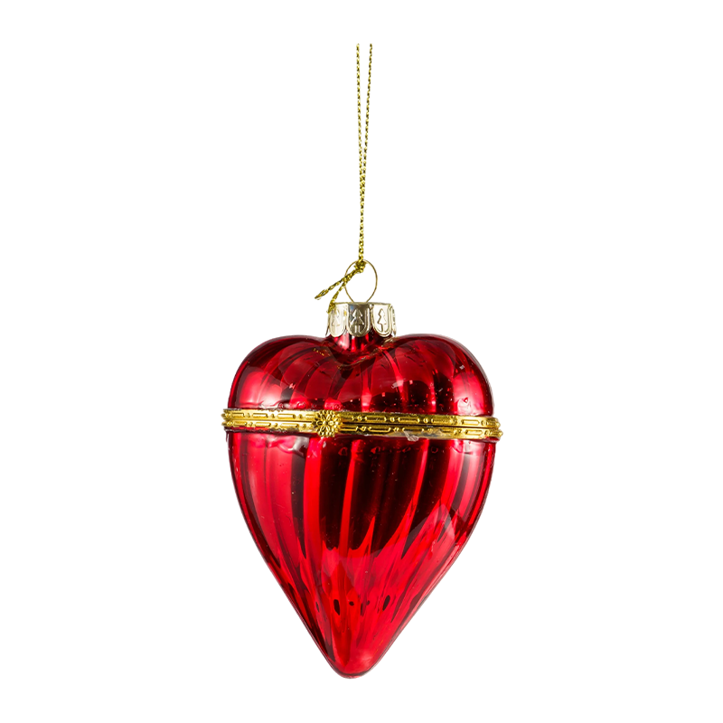 Ornement de Noël en verre en forme d'étoile arc-en-ciel