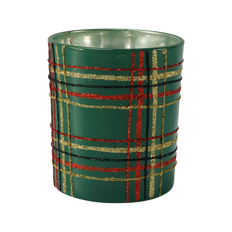 8-12 cmCollection de bougeoirs en verre festifs