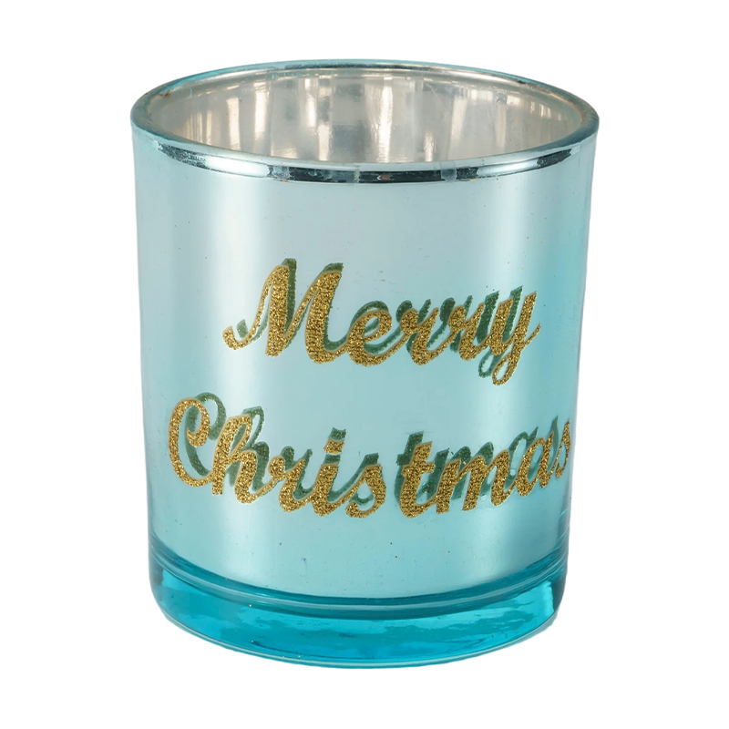 8-12 cmCollection de bougeoirs en verre festifs