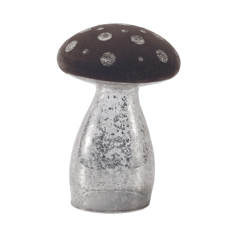Ornement de champignon fait à la main avec décoration LED