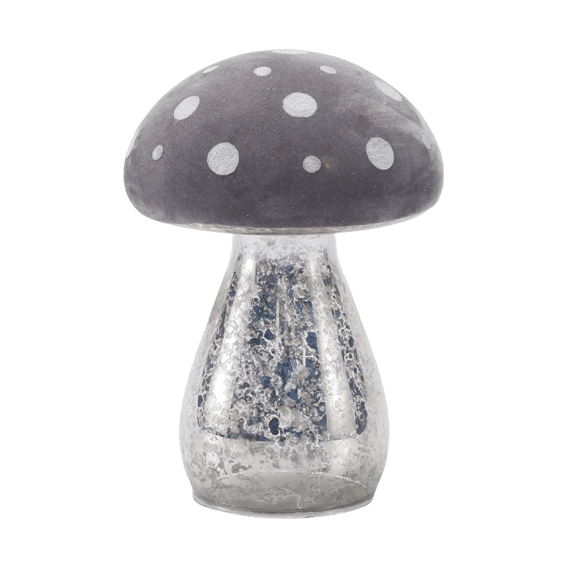 Ornement de champignon fait à la main avec décoration LED