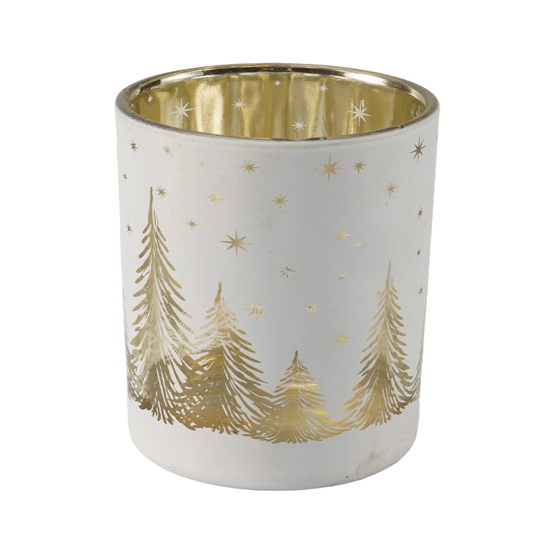 8-12 cmCollection de bougeoirs en verre festifs