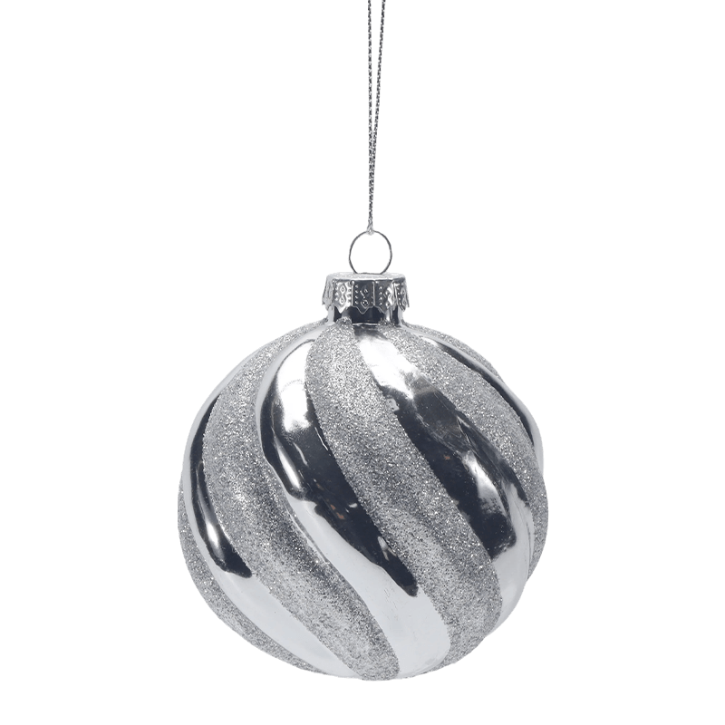 Boule de Noël en verre de qualité supérieure 8*8*8 cm