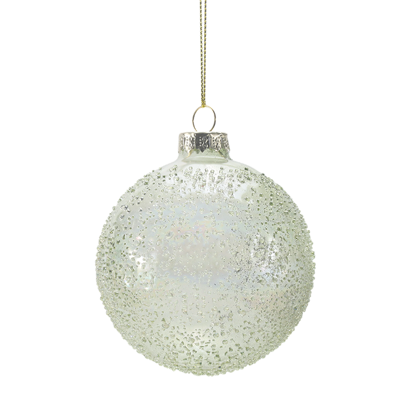 Boule de Noël en verre soufflé bouche 888 cm