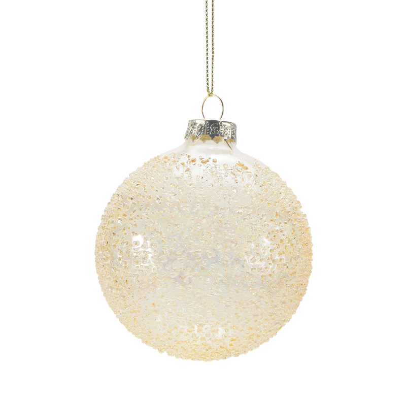 Boule de Noël en verre soufflé bouche 888 cm
