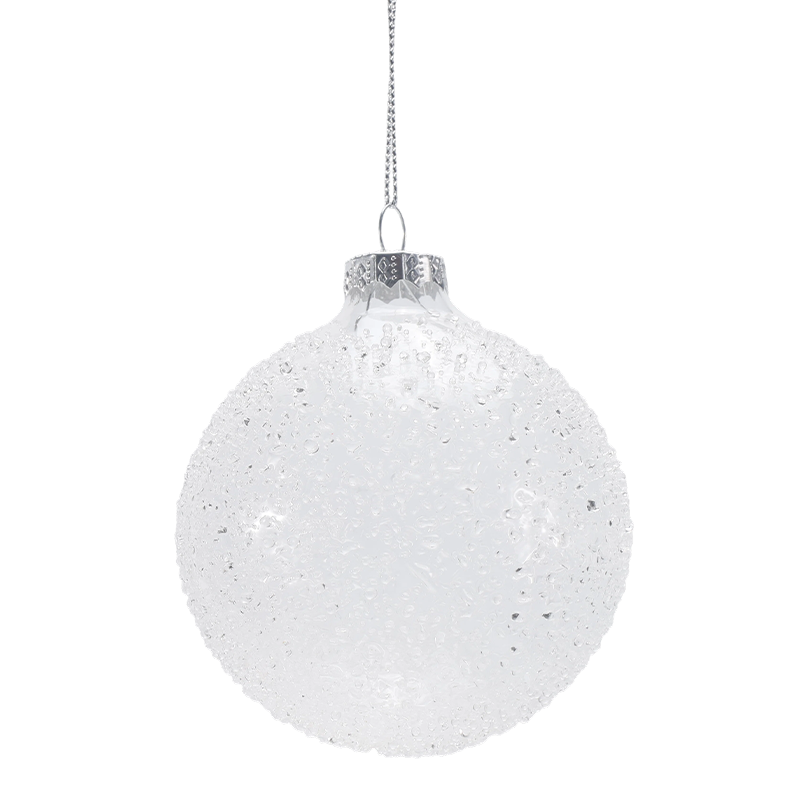 Boule de Noël en verre soufflé bouche 888 cm