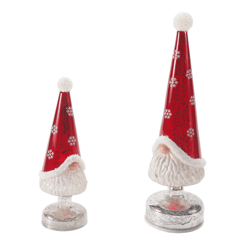 Lumière de décoration de Noël vintage en verre de mercure
