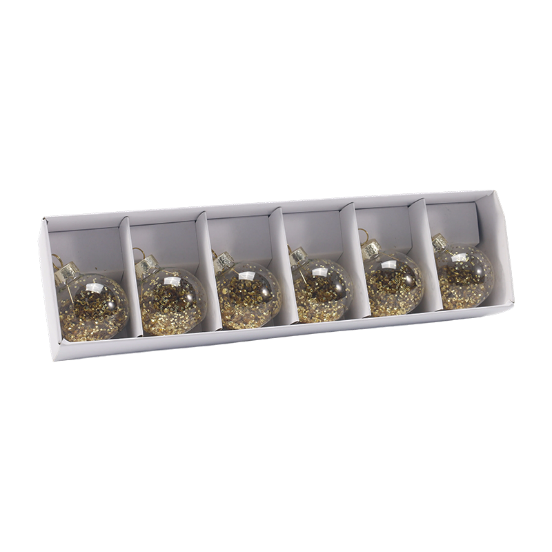 Ensemble de boules de Noël en verre de qualité supérieure.