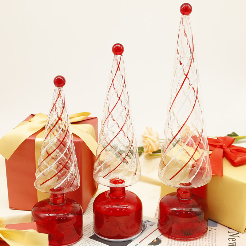 Arbre de Noël en verre